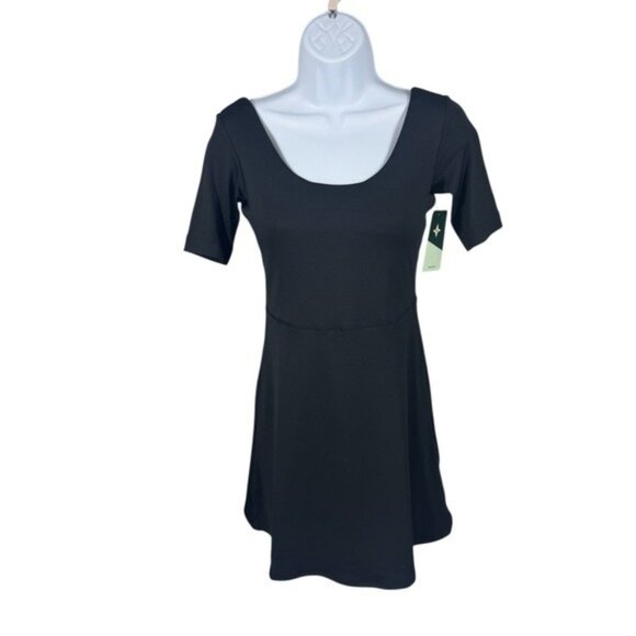 Tuckernuck Sport Rosemary Dress Black Step In Athletic NWT Size S Tennis Prep - Picture 4 of 12
